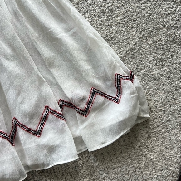 Free People White Embroidered Sleeveless Mini Dress - Picture 2 of 5